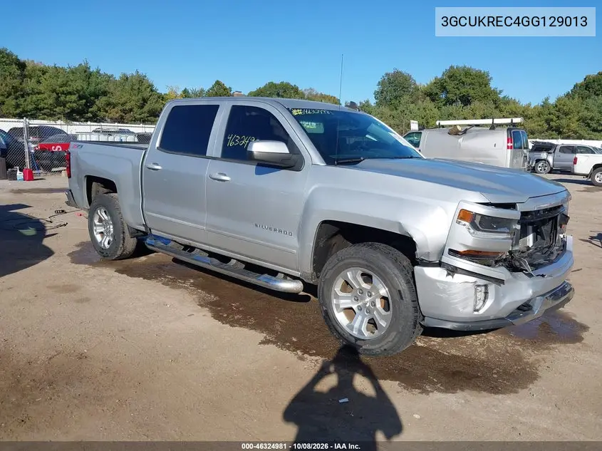 CHEVROLET SILVERADO 2016, VIN 3GCUKREC4GG129013