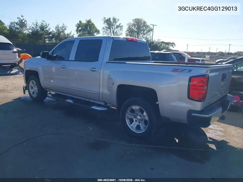 2016 CHEVROLET SILVERADO VIN 3GCUKREC4GG129013 — фото 3
