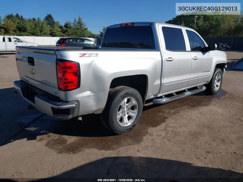 2016 CHEVROLET SILVERADO VIN 3GCUKREC4GG129013 — фото 4