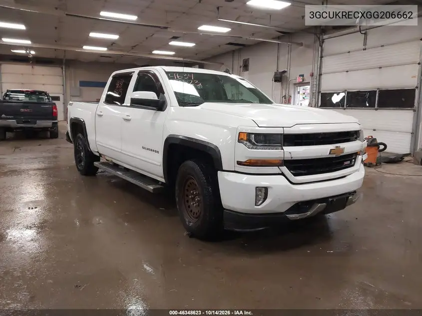 CHEVROLET SILVERADO 2016, VIN 3GCUKRECXGG206662