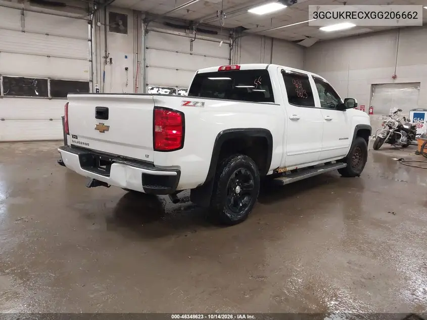 2016 CHEVROLET SILVERADO VIN 3GCUKRECXGG206662 — фото 4