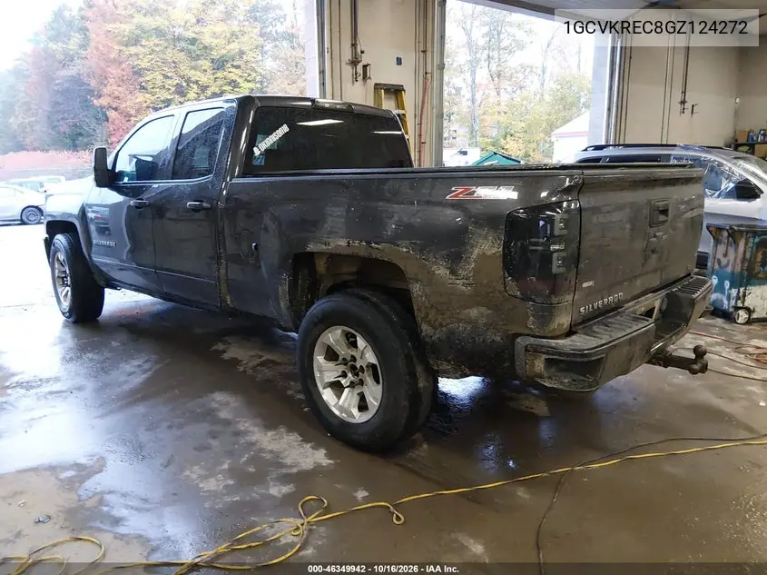 2016 CHEVROLET SILVERADO VIN 1GCVKREC8GZ124272 — фото 3