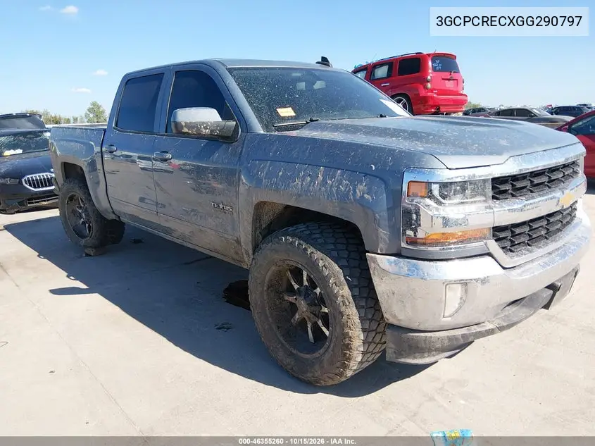 CHEVROLET SILVERADO 2016, VIN 3GCPCRECXGG290797
