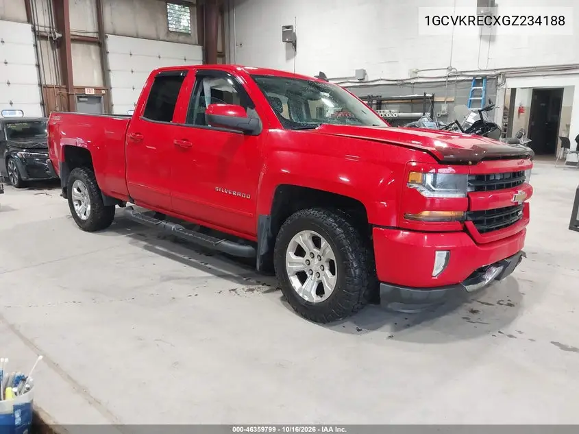 CHEVROLET SILVERADO 2016, VIN 1GCVKRECXGZ234188