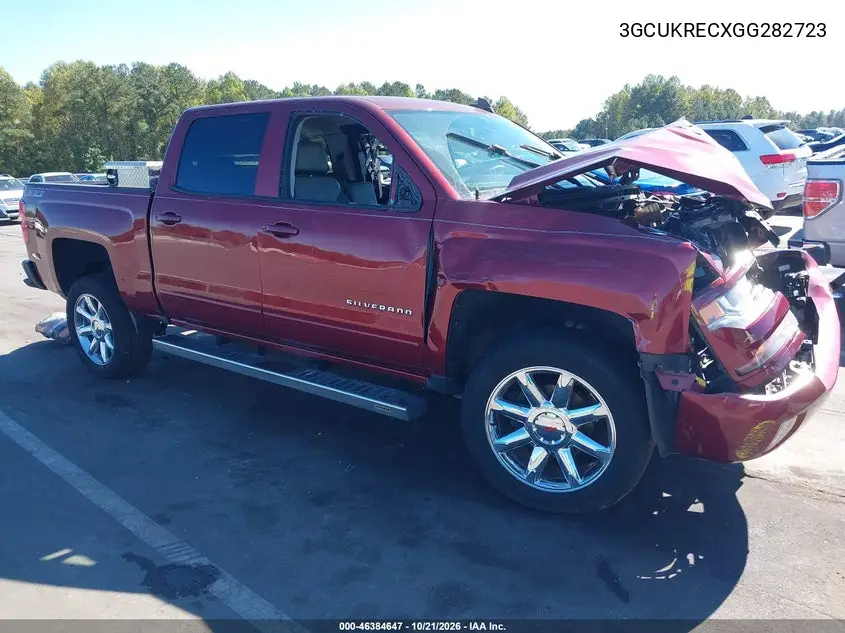 CHEVROLET SILVERADO 2016, VIN 3GCUKRECXGG282723