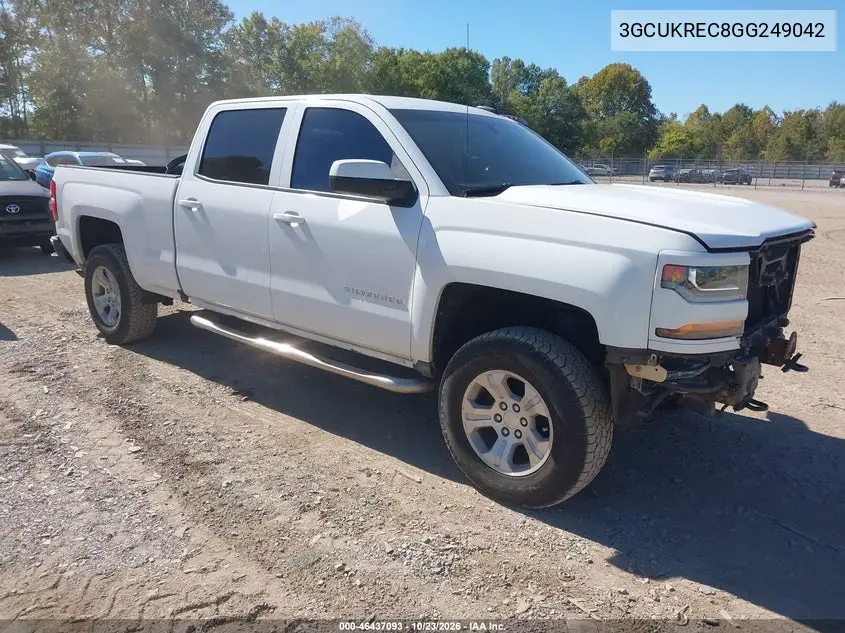 CHEVROLET SILVERADO 2016, VIN 3GCUKREC8GG249042