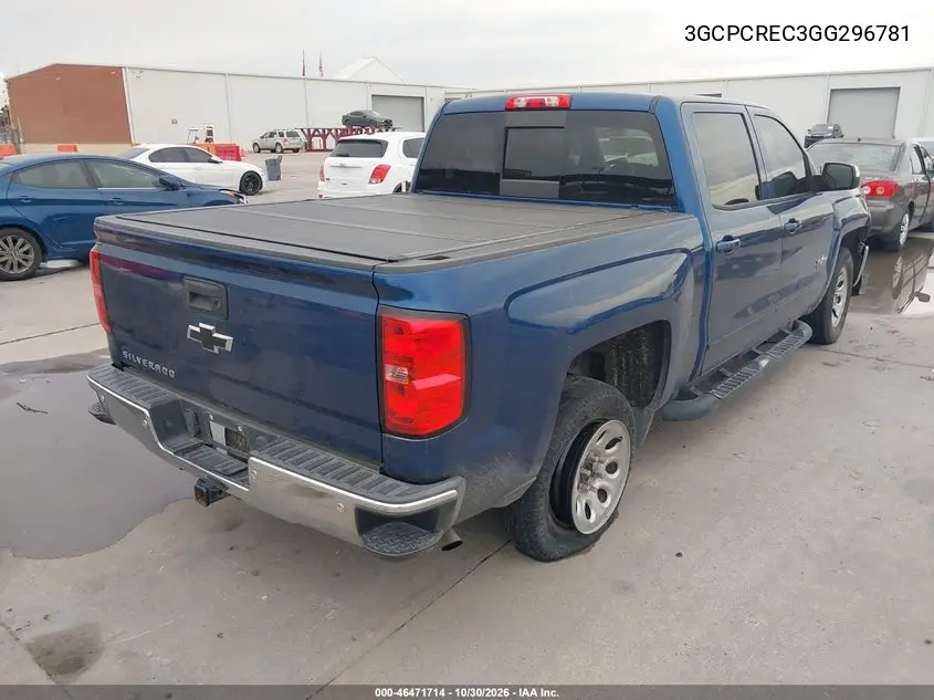 2016 CHEVROLET SILVERADO VIN 3GCPCREC3GG296781 — фото 4