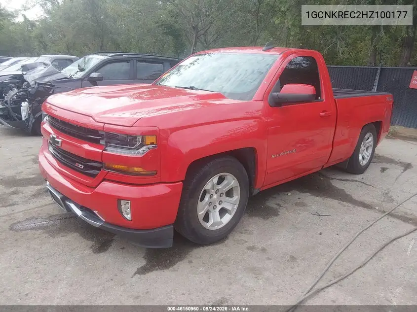 2017 CHEVROLET SILVERADO VIN 1GCNKREC2HZ100177 — фото 2