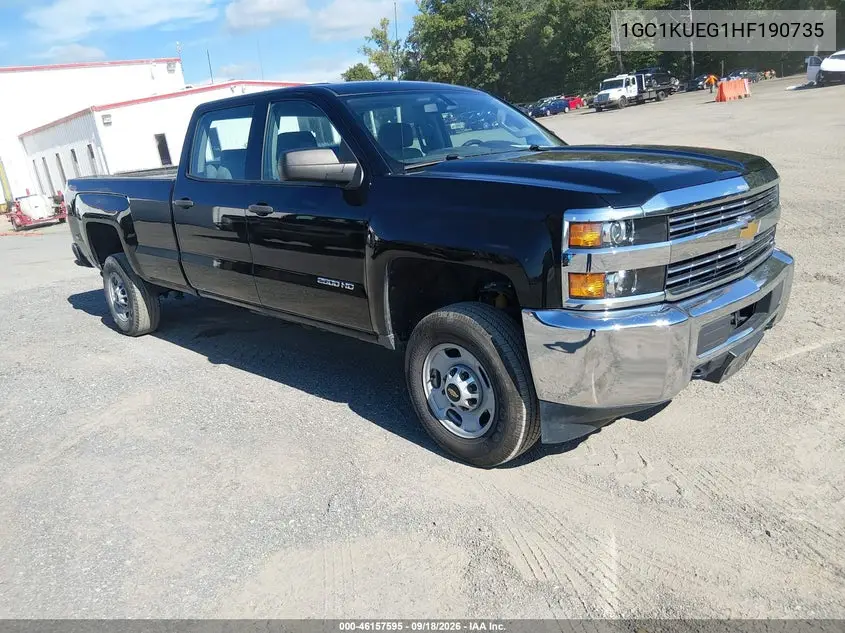 CHEVROLET SILVERADO 2017, VIN 1GC1KUEG1HF190735