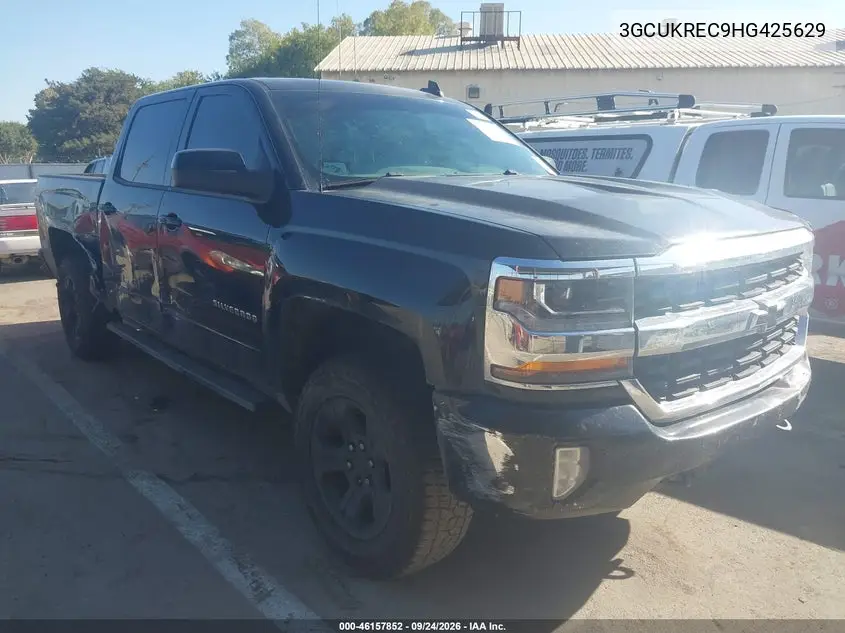 CHEVROLET SILVERADO 2017, VIN 3GCUKREC9HG425629