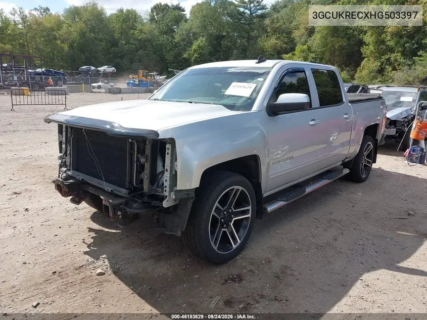 2017 CHEVROLET SILVERADO VIN 3GCUKRECXHG503397 — фото 2