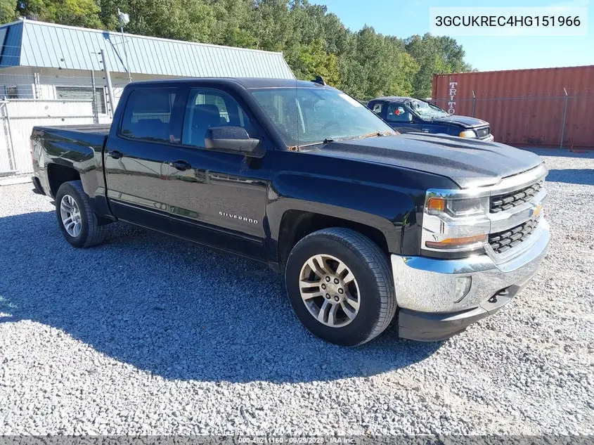 CHEVROLET SILVERADO 2017, VIN 3GCUKREC4HG151966