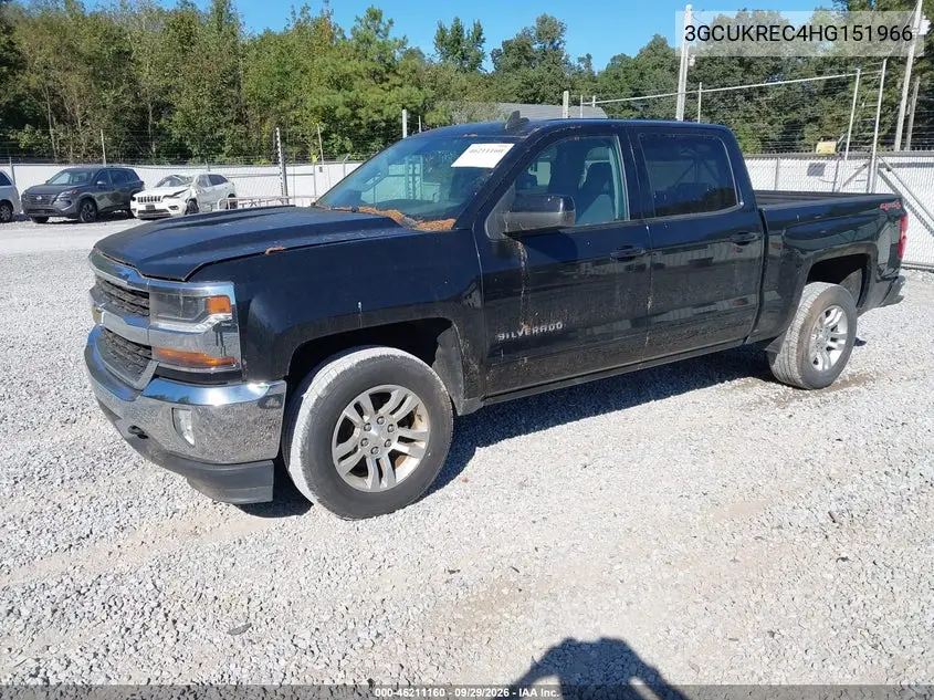 2017 CHEVROLET SILVERADO VIN 3GCUKREC4HG151966 — фото 2