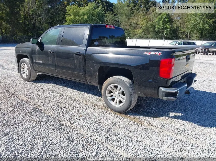2017 CHEVROLET SILVERADO VIN 3GCUKREC4HG151966 — фото 3