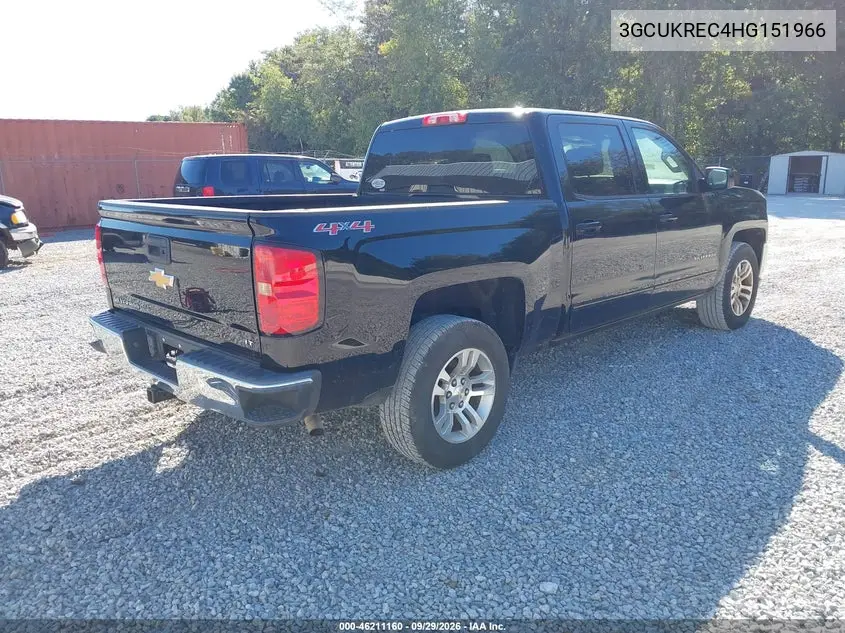 2017 CHEVROLET SILVERADO VIN 3GCUKREC4HG151966 — фото 4