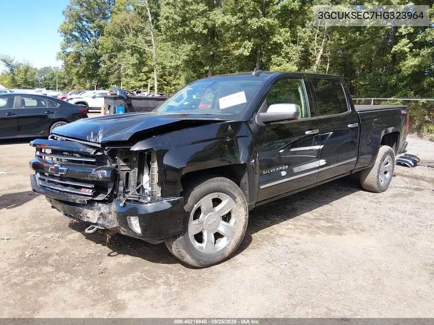 2017 CHEVROLET SILVERADO VIN 3GCUKSEC7HG323964 — фото 2