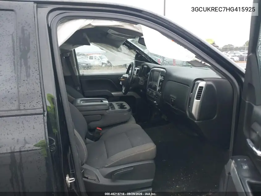 2017 CHEVROLET SILVERADO VIN 3GCUKREC7HG415925 — фото 5