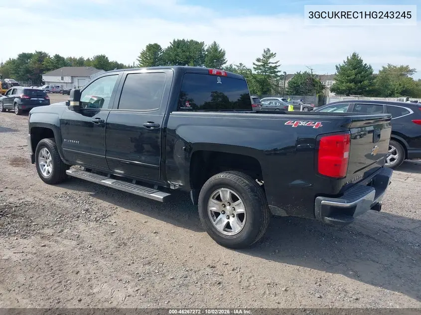 2017 CHEVROLET SILVERADO VIN 3GCUKREC1HG243245 — фото 3