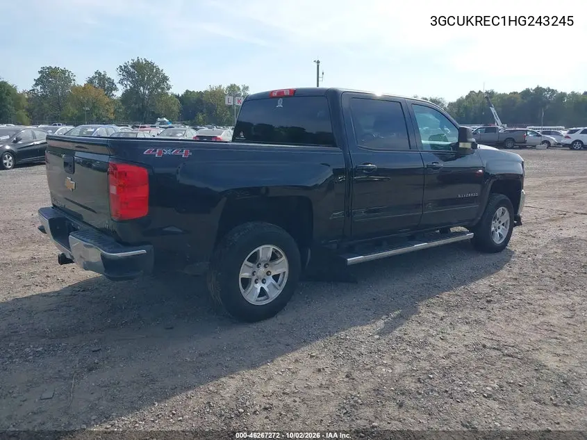 2017 CHEVROLET SILVERADO VIN 3GCUKREC1HG243245 — фото 4