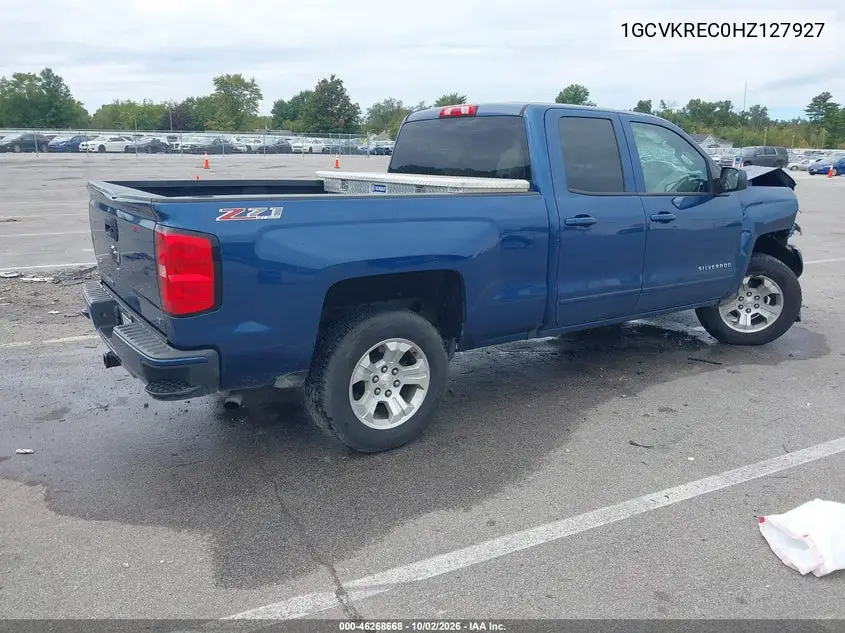 2017 CHEVROLET SILVERADO VIN 1GCVKREC0HZ127927 — фото 4