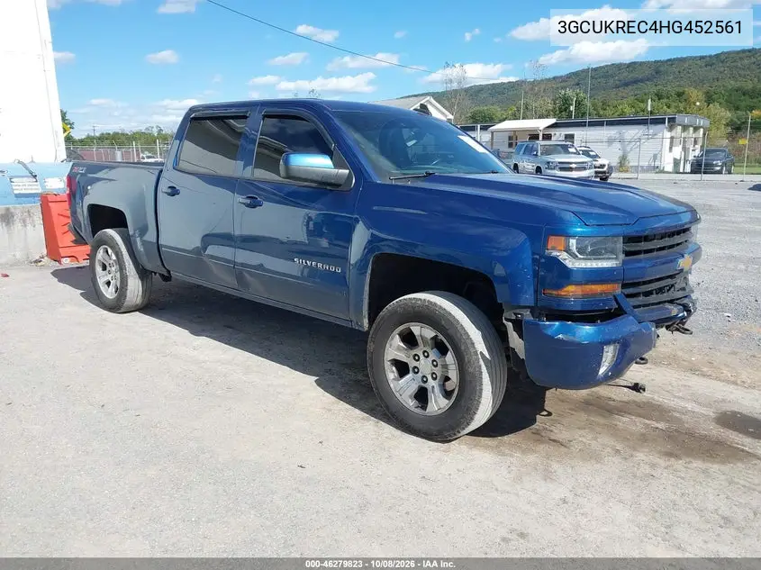 CHEVROLET SILVERADO 2017, VIN 3GCUKREC4HG452561