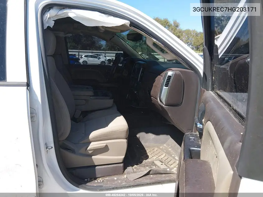 2017 CHEVROLET SILVERADO VIN 3GCUKREC7HG203171 — фото 5