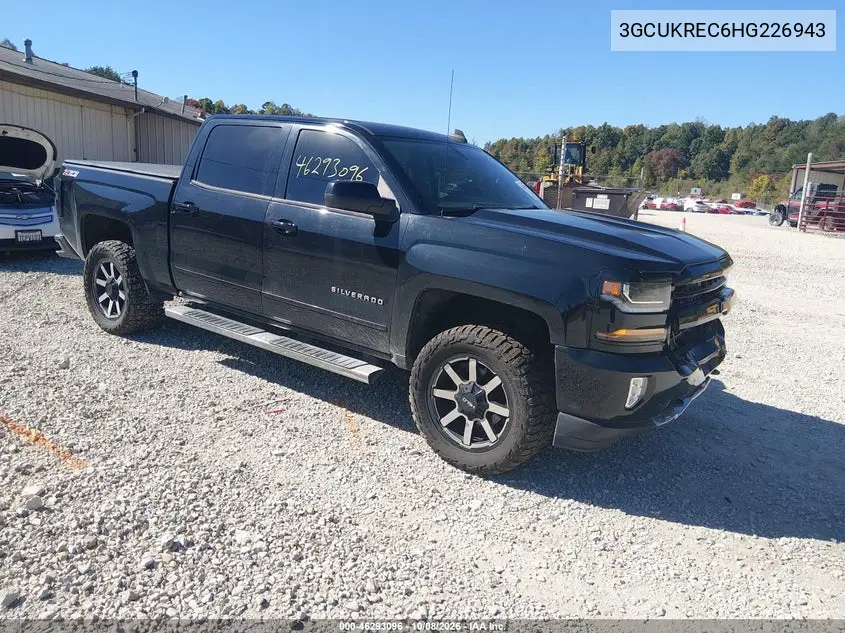CHEVROLET SILVERADO 2017, VIN 3GCUKREC6HG226943