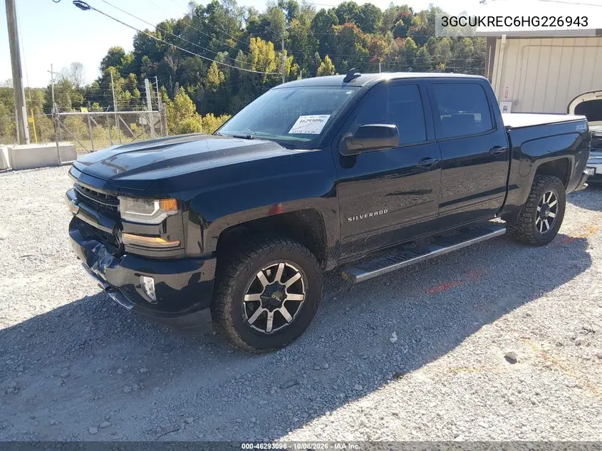 2017 CHEVROLET SILVERADO VIN 3GCUKREC6HG226943 — фото 2
