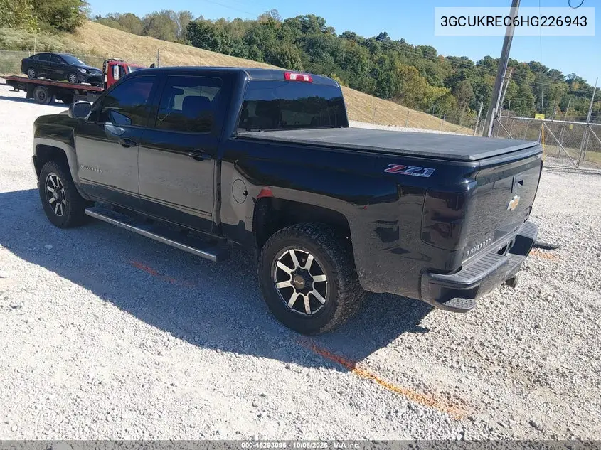 2017 CHEVROLET SILVERADO VIN 3GCUKREC6HG226943 — фото 3