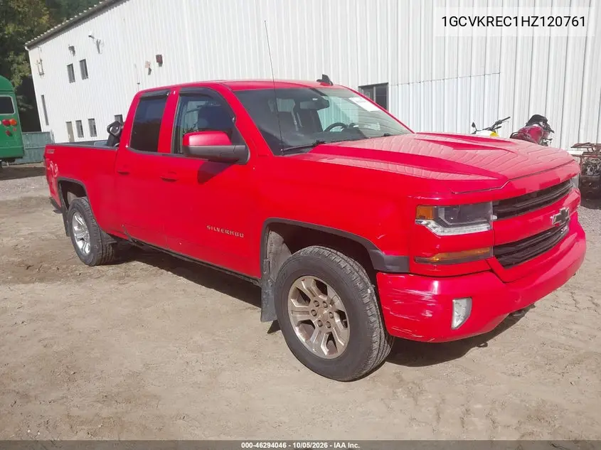CHEVROLET SILVERADO 2017, VIN 1GCVKREC1HZ120761
