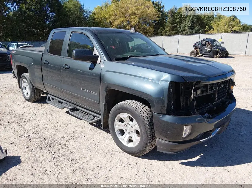 CHEVROLET SILVERADO 2017, VIN 1GCVKREC8HZ308760