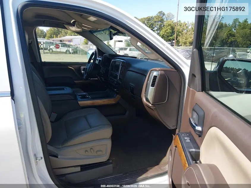2017 CHEVROLET SILVERADO VIN 3GCUKSEC1HG175892 — фото 5
