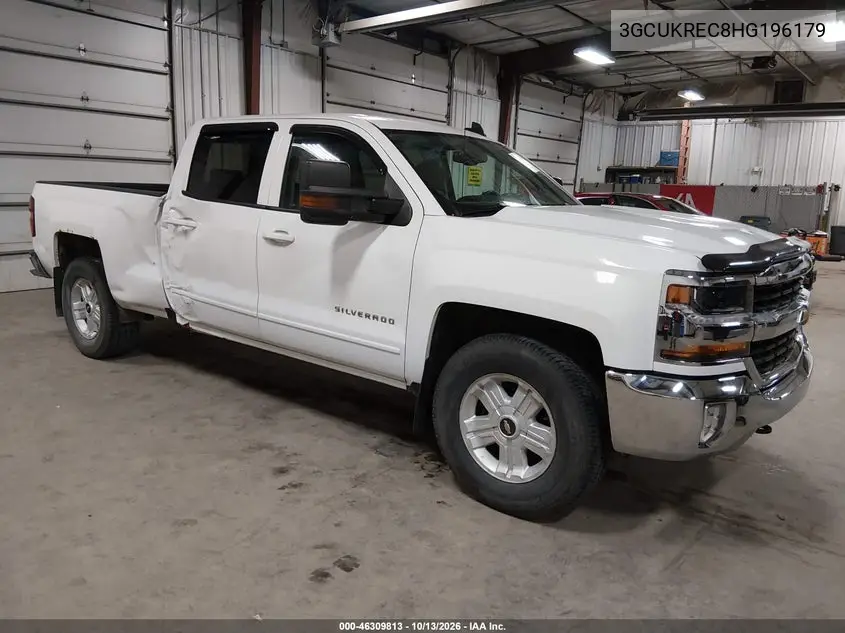 CHEVROLET SILVERADO 2017, VIN 3GCUKREC8HG196179
