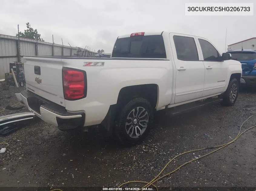 2017 CHEVROLET SILVERADO VIN 3GCUKREC5HG206733 — фото 4