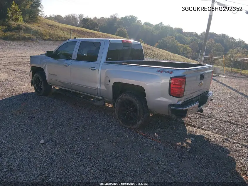 2017 CHEVROLET SILVERADO VIN 3GCUKREC5HG292352 — фото 3