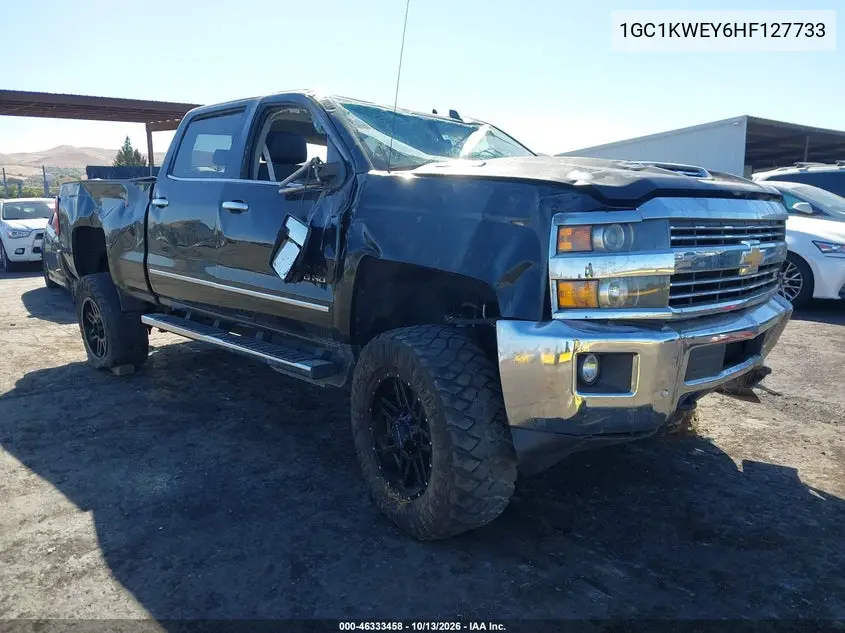 CHEVROLET SILVERADO 2017, VIN 1GC1KWEY6HF127733