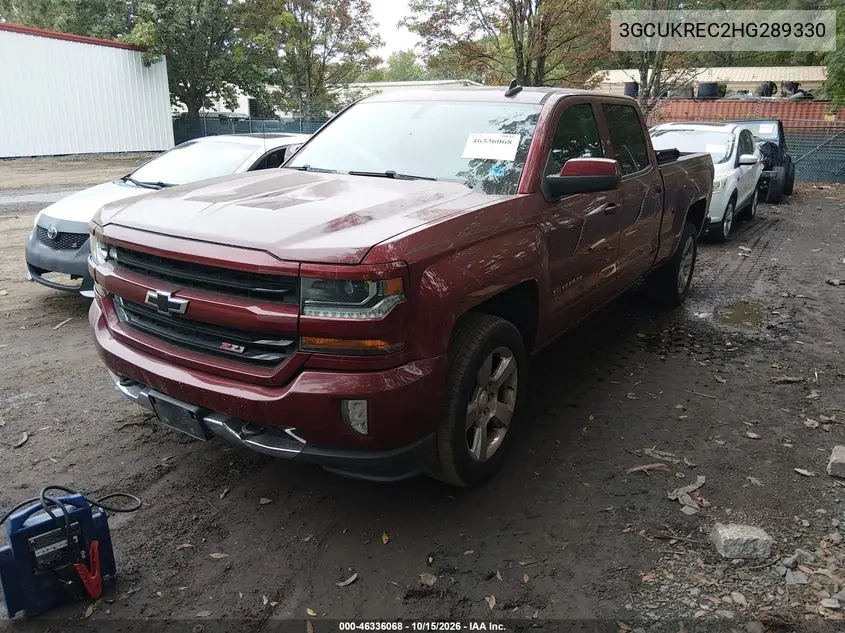 2017 CHEVROLET SILVERADO VIN 3GCUKREC2HG289330 — фото 2