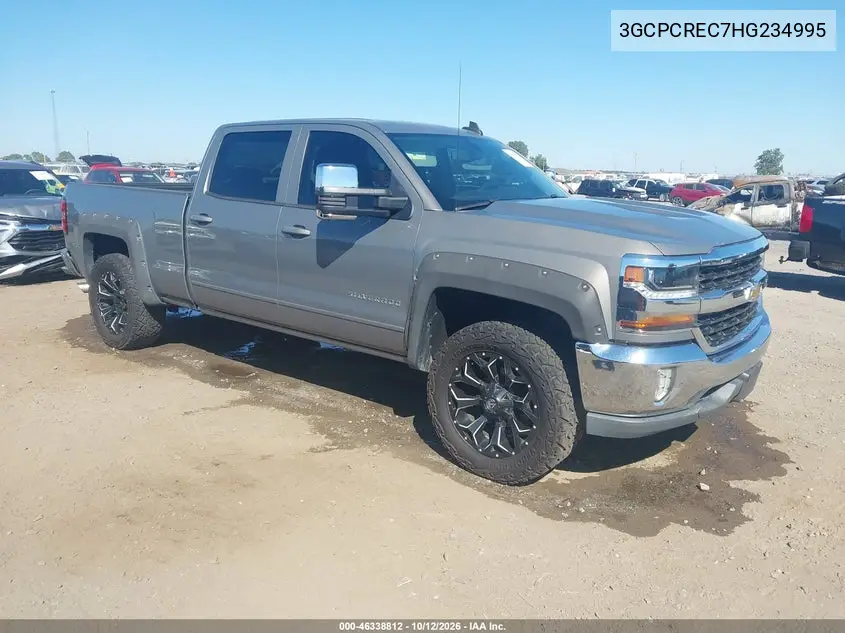 CHEVROLET SILVERADO 2017, VIN 3GCPCREC7HG234995