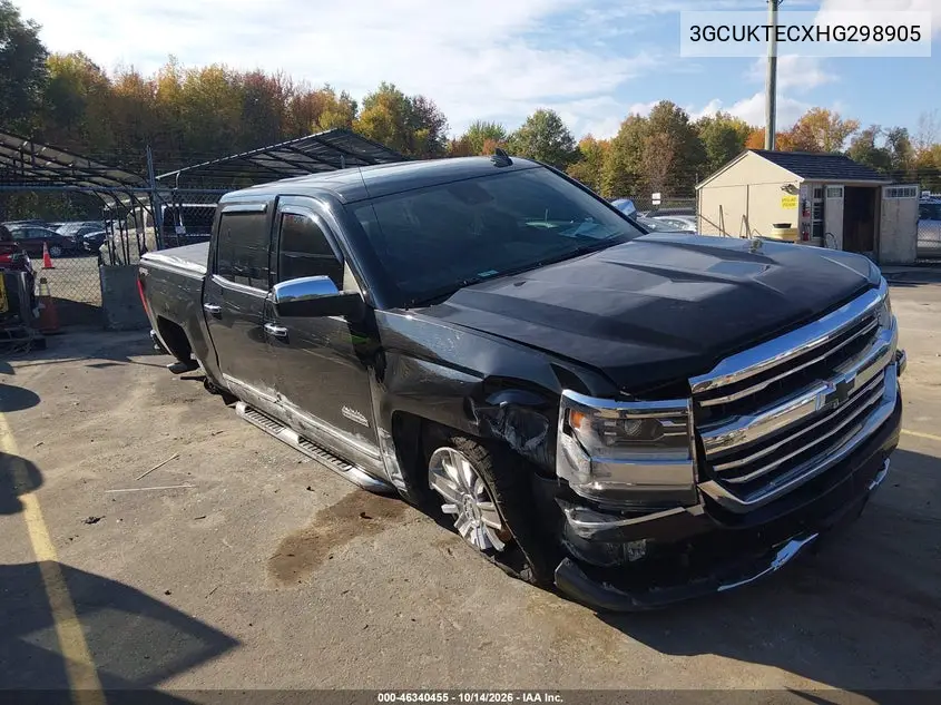 CHEVROLET SILVERADO 2017, VIN 3GCUKTECXHG298905