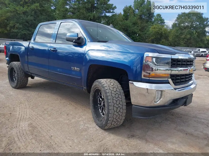 CHEVROLET SILVERADO 2017, VIN 3GCUKREC7HG339011