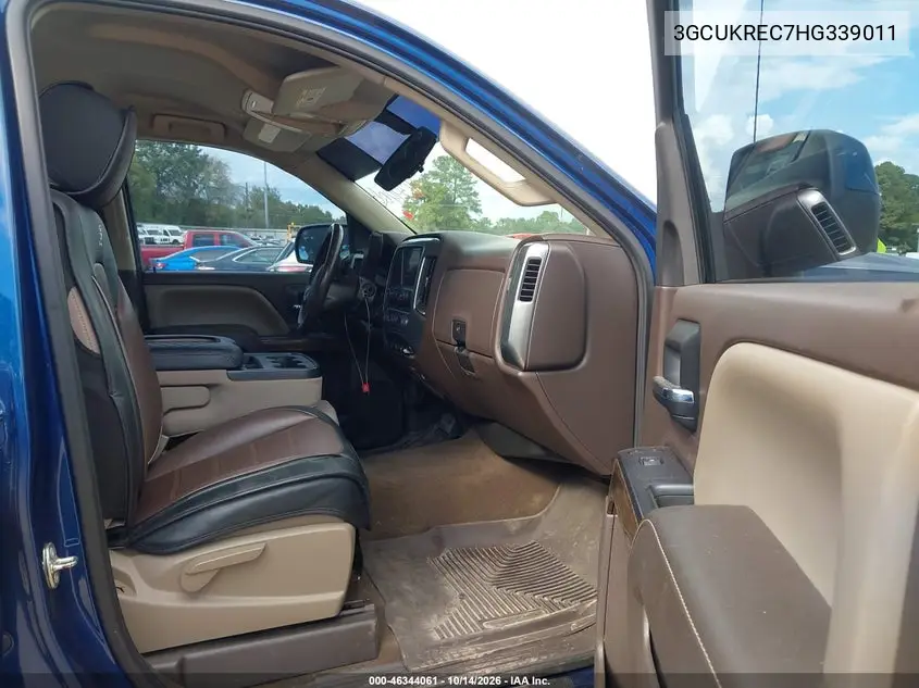 2017 CHEVROLET SILVERADO VIN 3GCUKREC7HG339011 — фото 5