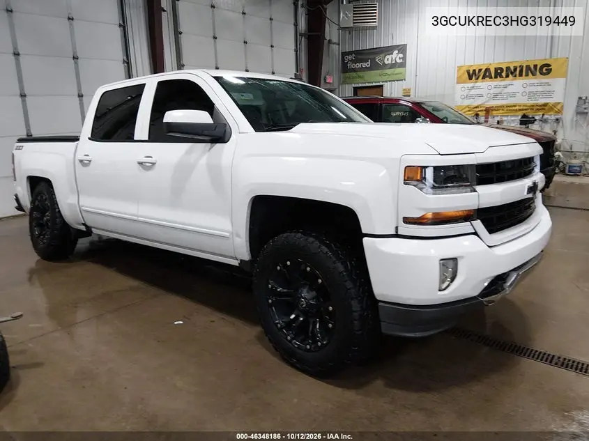 CHEVROLET SILVERADO 2017, VIN 3GCUKREC3HG319449