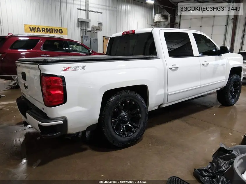 2017 CHEVROLET SILVERADO VIN 3GCUKREC3HG319449 — фото 4
