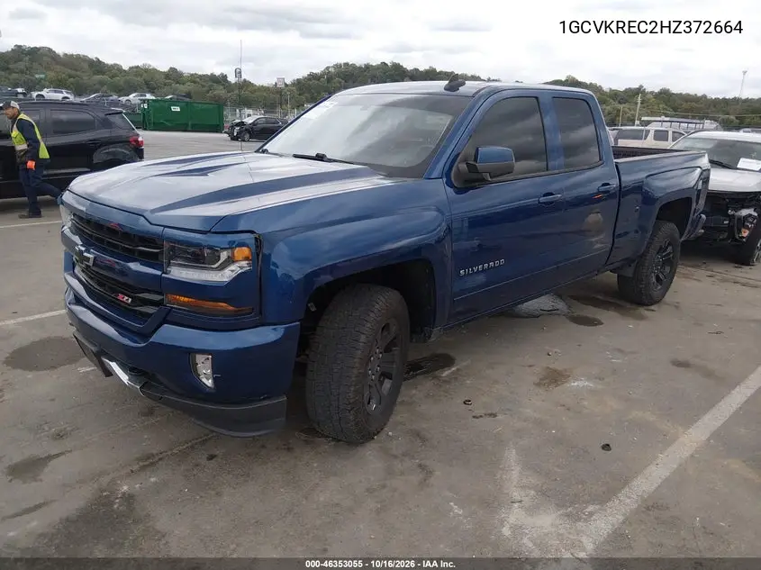 2017 CHEVROLET SILVERADO VIN 1GCVKREC2HZ372664 — фото 2