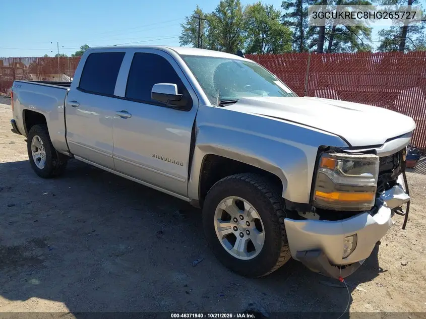 CHEVROLET SILVERADO 2017, VIN 3GCUKREC8HG265727