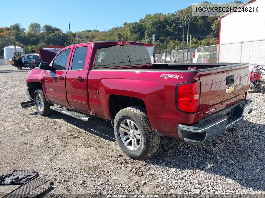 2017 CHEVROLET SILVERADO VIN 1GCVKREC2HZ248216 — фото 3