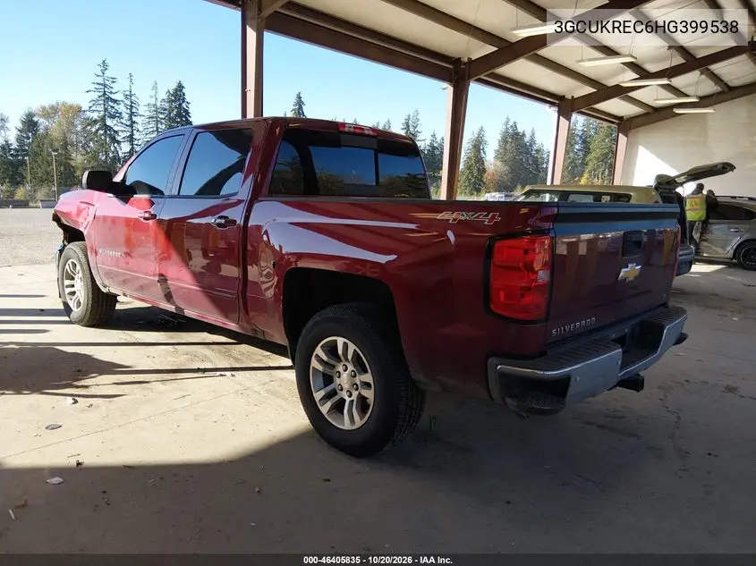 2017 CHEVROLET SILVERADO VIN 3GCUKREC6HG399538 — фото 3