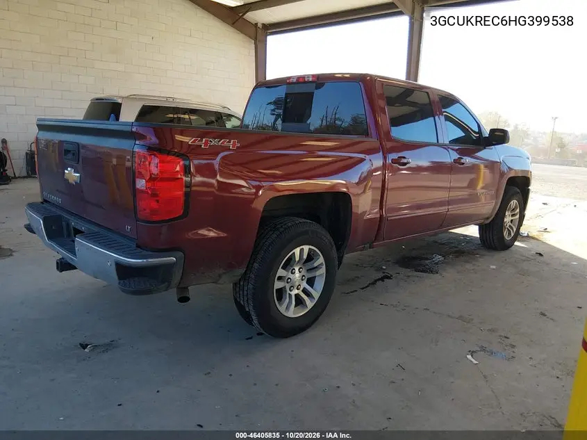 2017 CHEVROLET SILVERADO VIN 3GCUKREC6HG399538 — фото 4