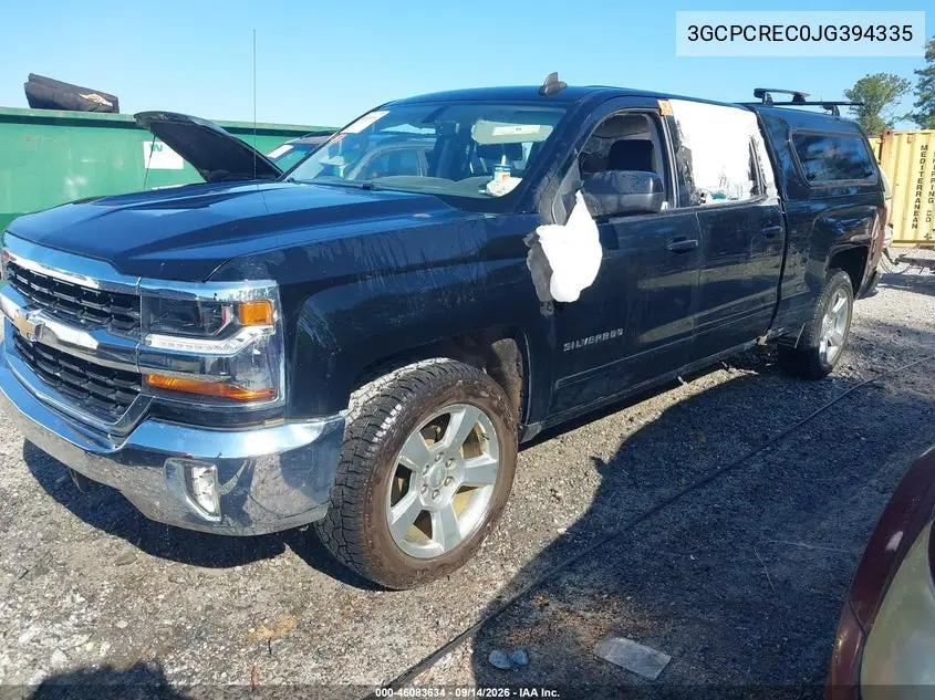 2018 CHEVROLET SILVERADO VIN 3GCPCREC0JG394335 — фото 2