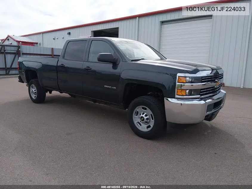 CHEVROLET SILVERADO 2018, VIN 1GC1KUEG1JF224033